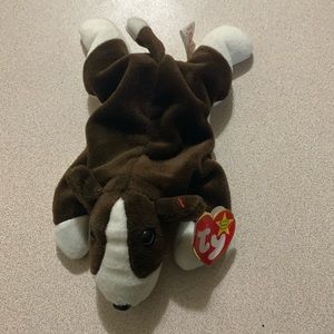 bruno original beanie baby WITH TAG plush toy
